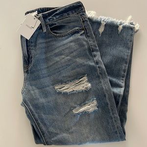 Hidden Jeans Distressed, button / zipper